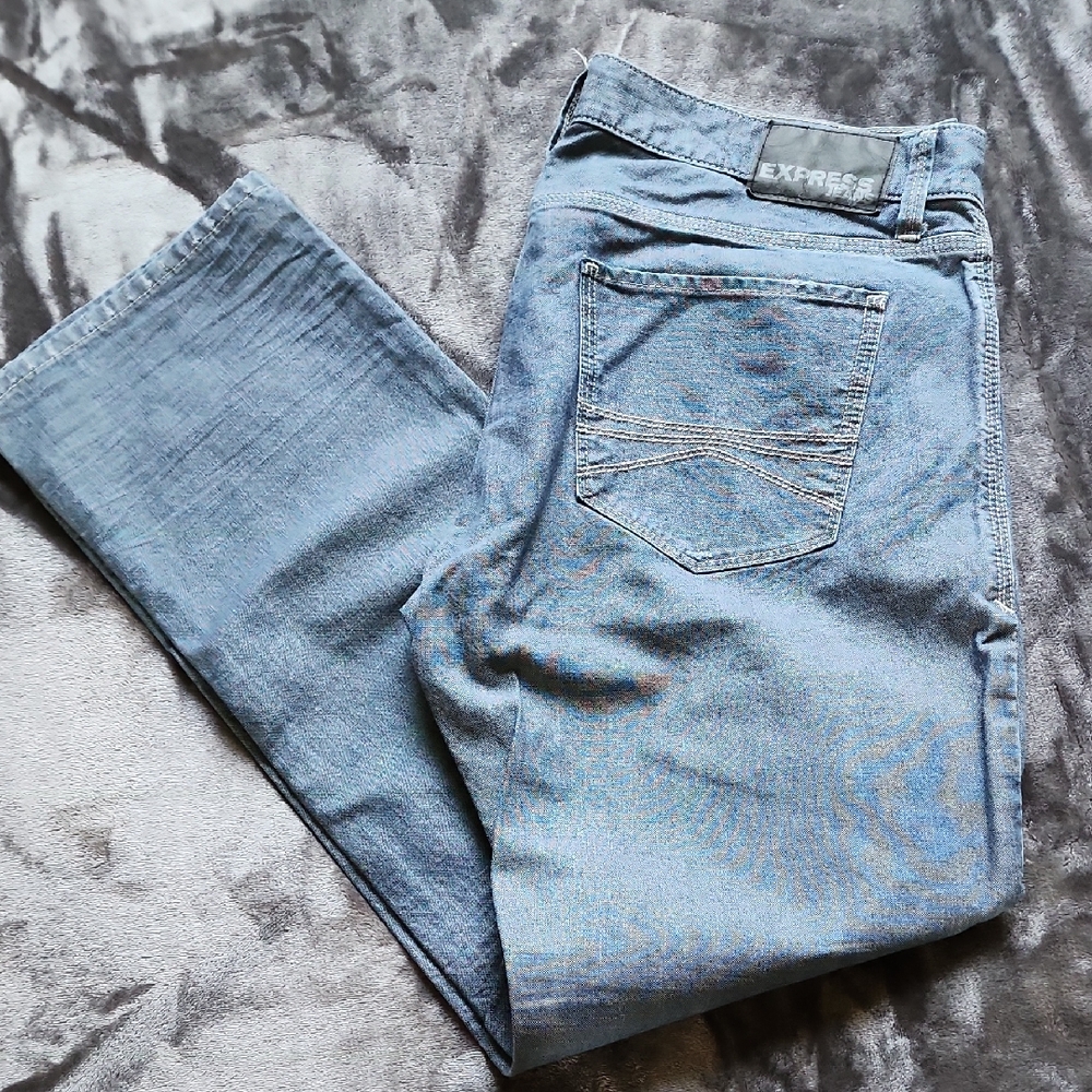 Express Men's Light Blue Jeans